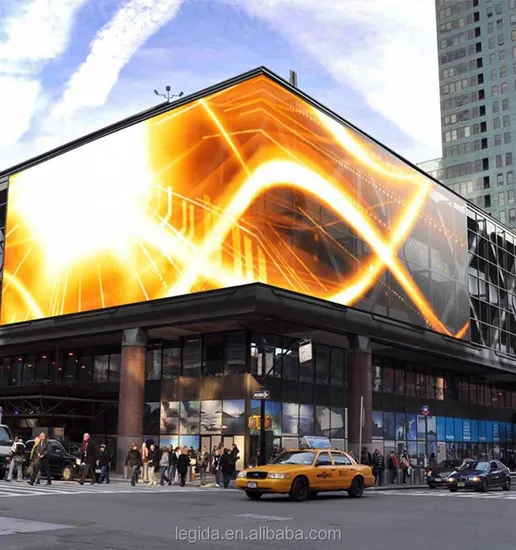 Display LED P8 a colori impermeabile per esterno con installazione fissa