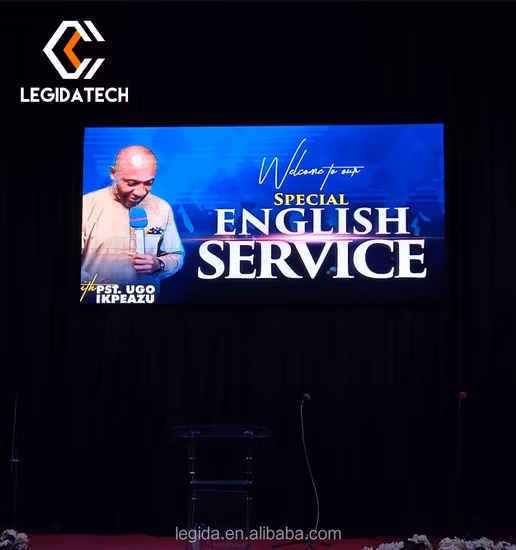 P2.6 P2.9 P3.91mm Cinema Sala di controllo Schermo LED P3 P4 Display a LED per pubblicità al coperto a passo fine