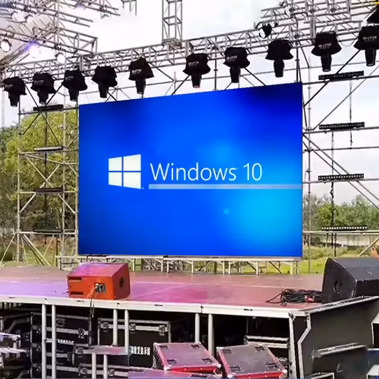 Noleggio per interni a colori e display video LED per cartelloni pubblicitari HD P3.91 fissi